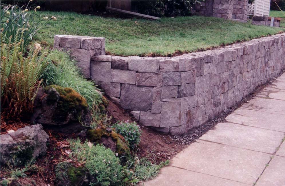 Granite Block Wall