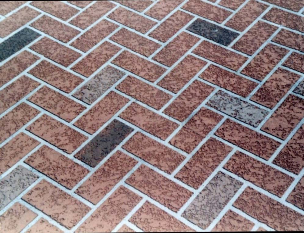 Herringbone Patterned Brick