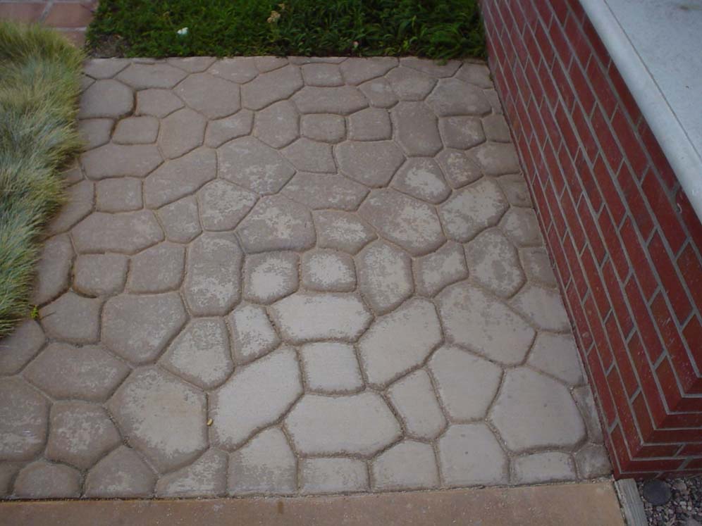 Colored Pressed Concrete